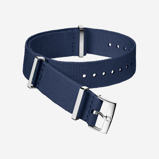 20mm Blue Polyester NATO Watch Strap